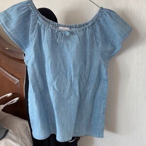 GIRLS 10/12 | Children’s Place Blue Denim Blouse